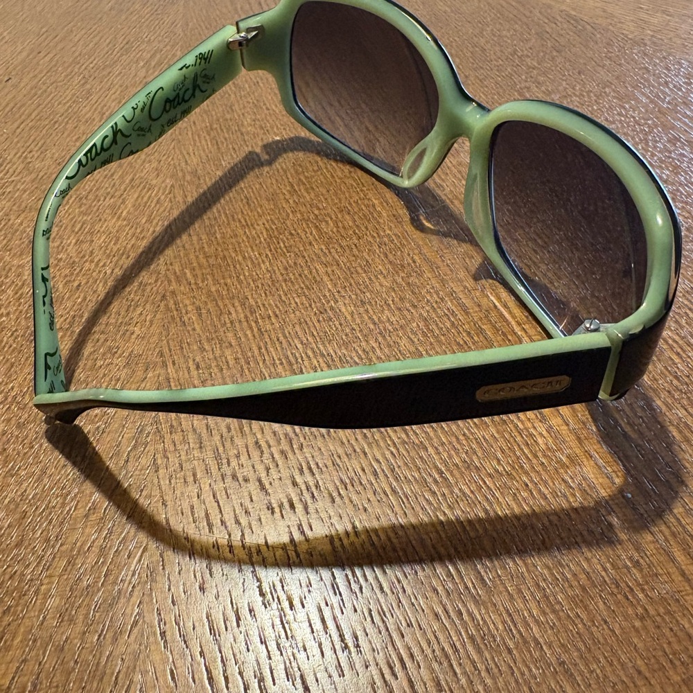 Coach Women's Sunglasses in Green and Black- Ginger S496 Black - Picture 12 of 12